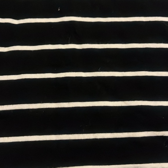 Maxi dress Black and white striped fitted dress Razorback - Picture 2 of 4